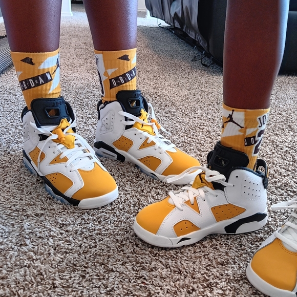 Jordan 6 yellow ochre socks - Picture 6 of 6